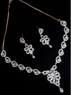 CZ Necklace Set